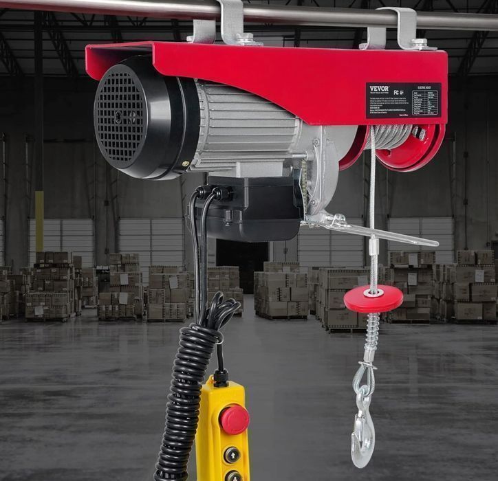 Wciągarka linowa elektryczna vevor 1000 kg 1600w mocny silnik 12m