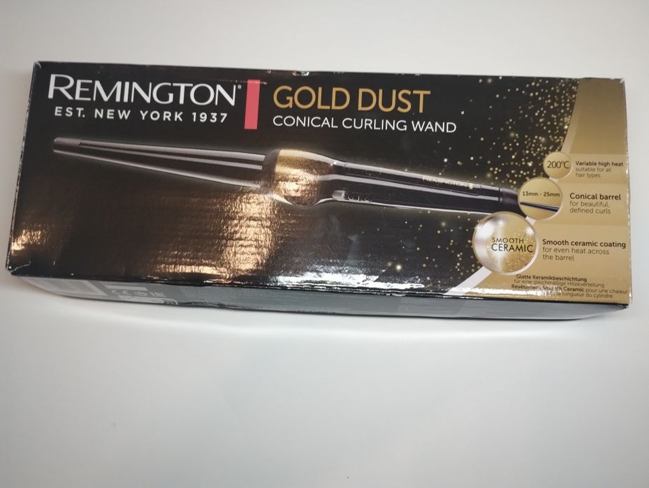 Конусна плойка Remington Gold Dust Conical Curling Wand (CI5208)