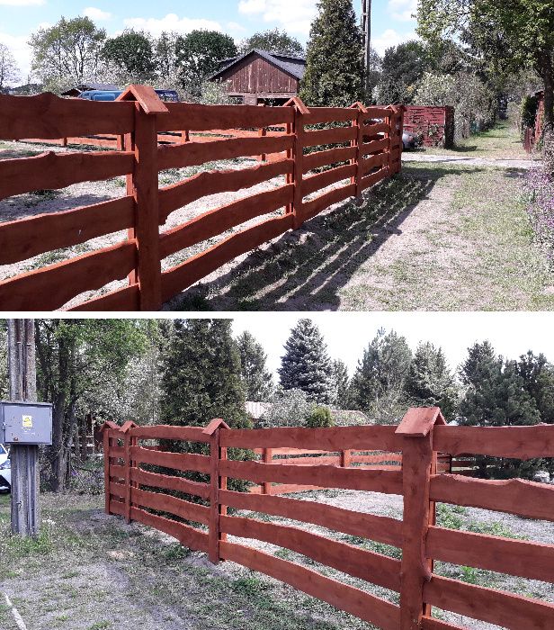 Ogrodzenia drewniane RANCZO kompleksowo.Jakość i doświadczenie