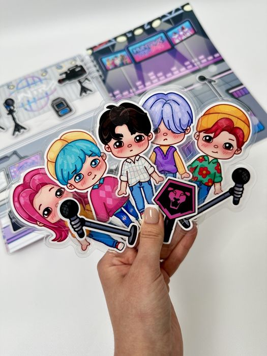 Альбом на липучках Korean POP Groups