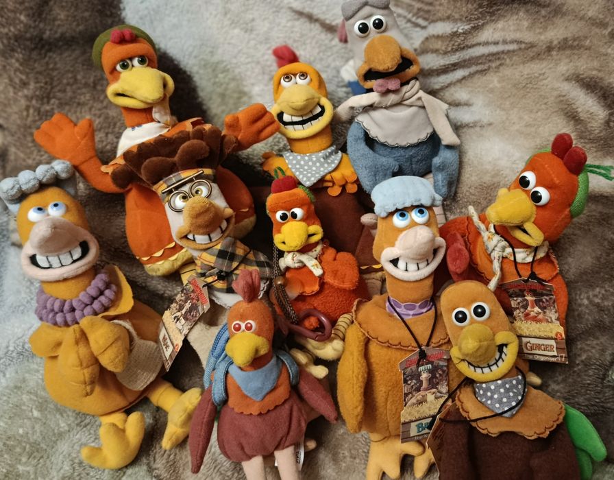 Лот. Персонажи  "Побег из курятника" Chicken Run. Мягкие игрушки