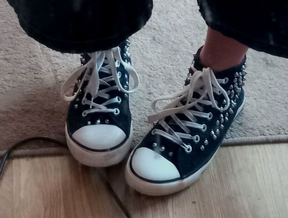 converse у2k black з шипами