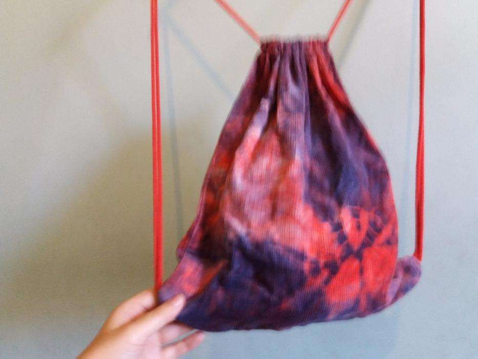 Mochila tye-dye, artesanato, boho, hippie chic
