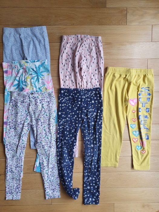 Legginsy 122/128 zestaw