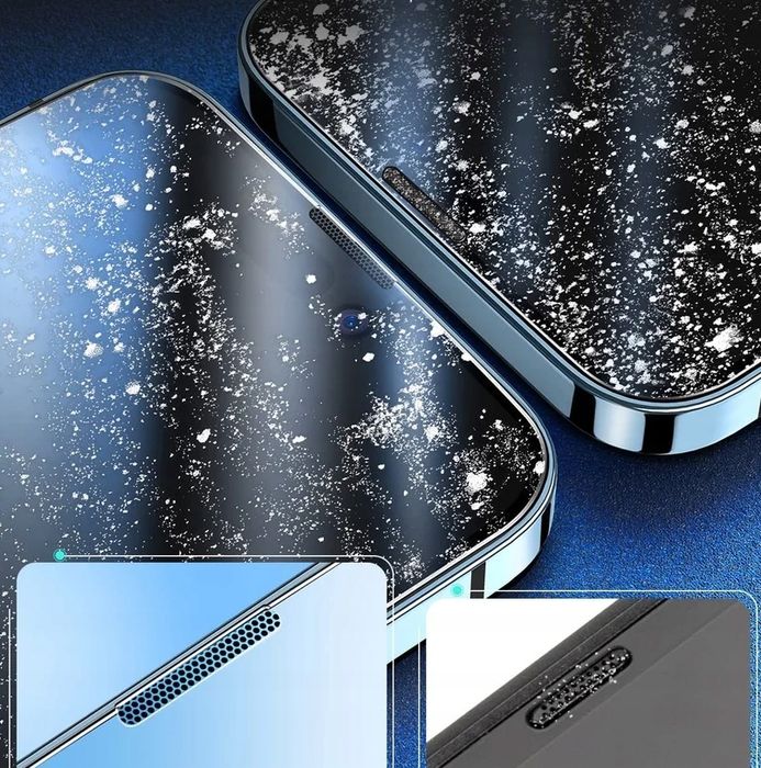 Szkło Hartowane Pełne Do Iphone 16E / 17E Z Ramką Do Montażu Aplikator