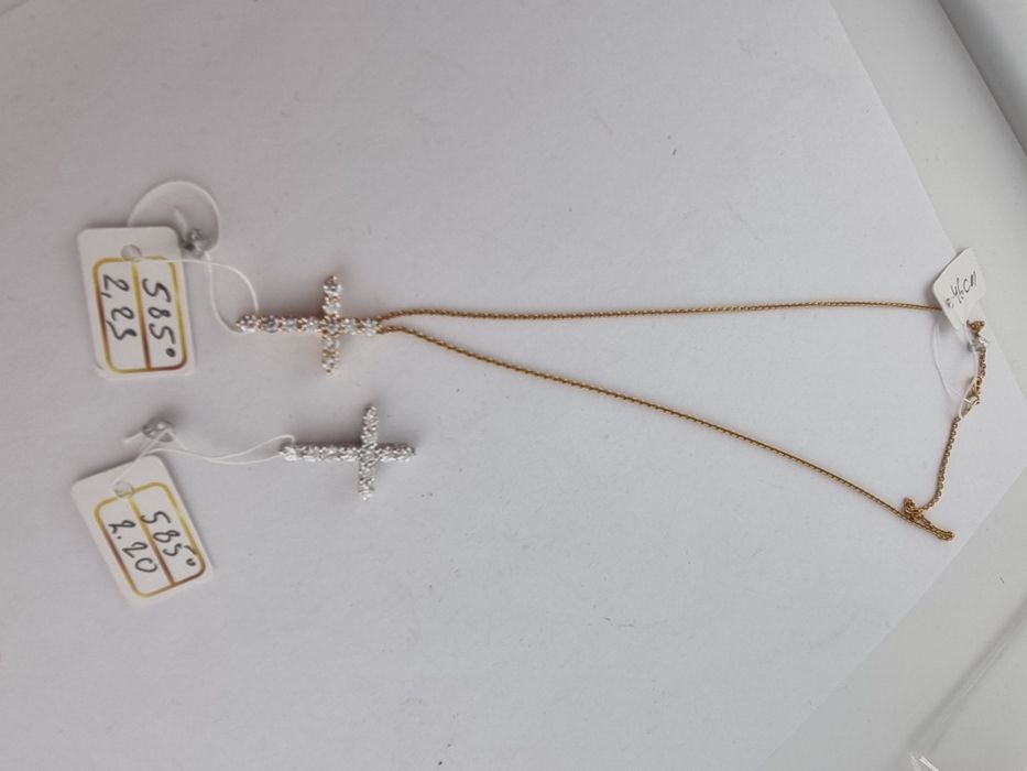 Бриллиантовый крестик 1.2ct