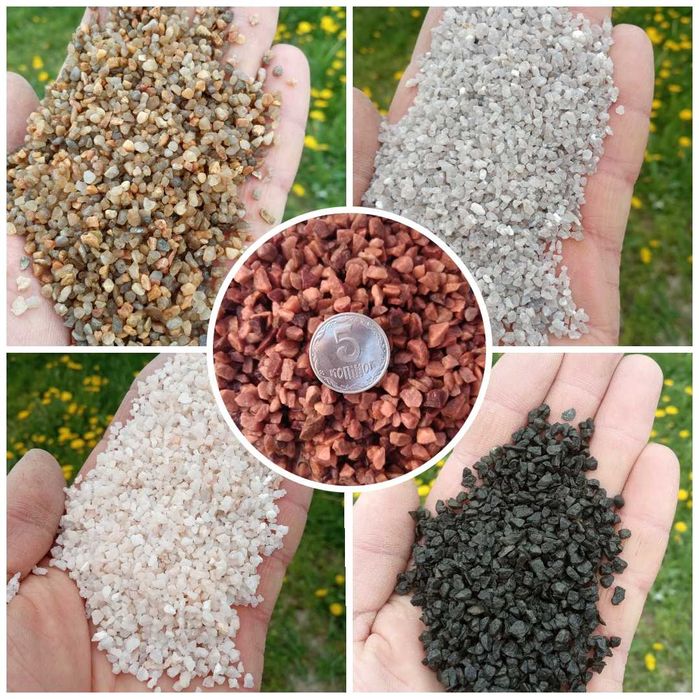 Акваріумний грунт кварц, базальт