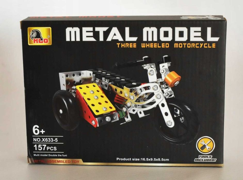 Wyprzedaż asortymentu Klocki konstrukcyjne metalowe Motocykl
