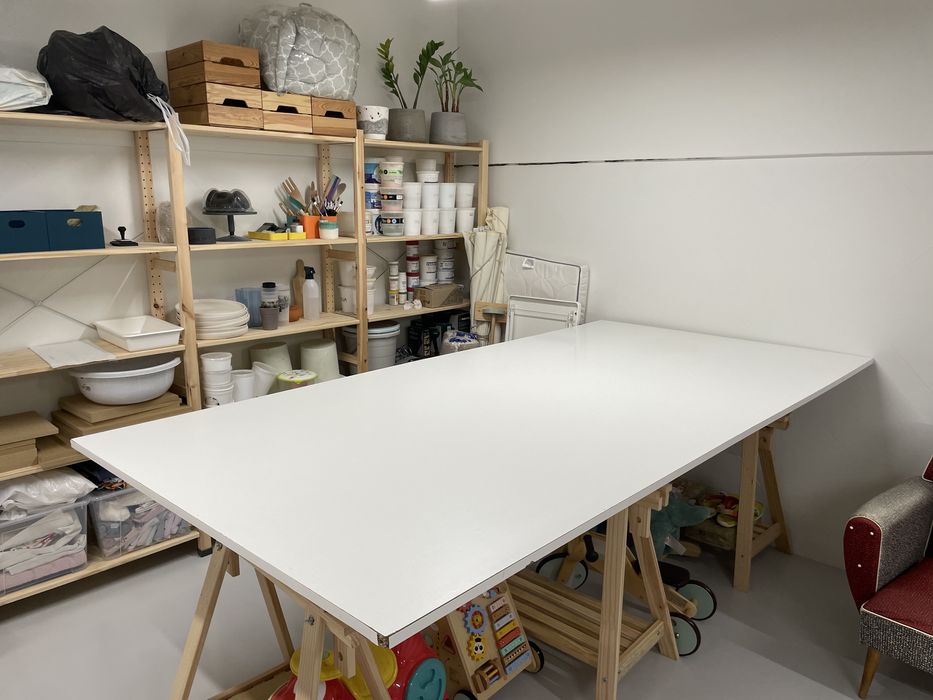 Tampo de mesa branco