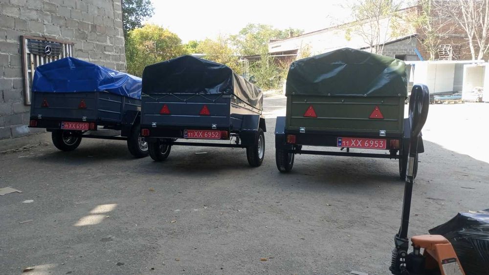 НОВИЙ УНІВЕРСАЛЬНИЙ ПРИЦЕП с завода 2000/1300/410  Доставка. Гарантія.