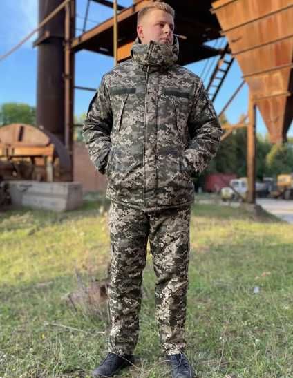 Зимний костюм мультикам форма зимняя ВСУ бушлат штаны на флисе