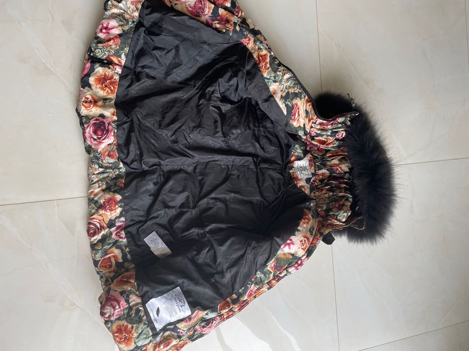 Пуховик з натуральним хутром  Borelli, Mayoral розм. 12 152 см