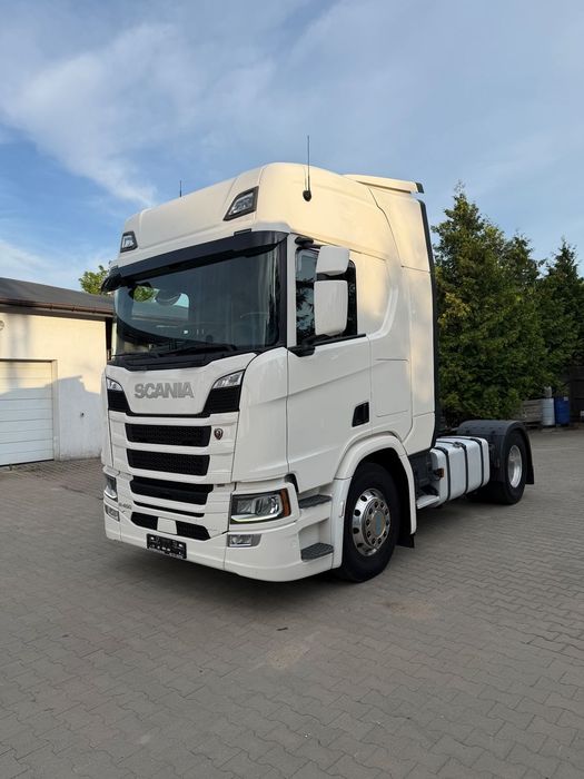Scania R450 / cała na poduszkach / klimatyzacja postojowa / z Niemiec / Hydraulika / ADR / FULL LED / Alufelgi