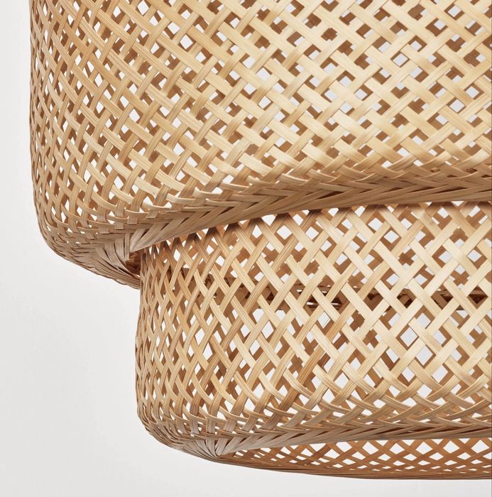 Candeeiro ikea de bambu