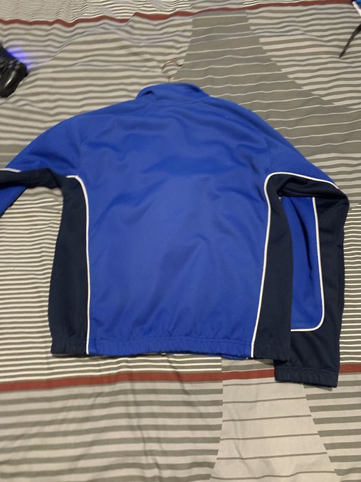 Casado vintage nike azul e preto