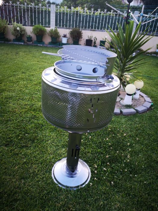 Churrasqueira e lareira de exterior em inox Nova