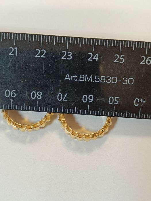 Серьги из желтого золота