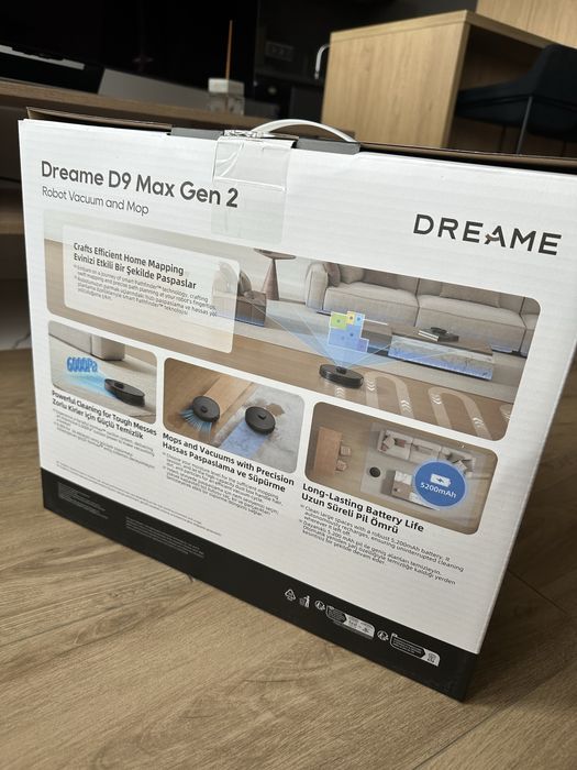 Робот-пилосос DREAME D9 Max Gen 2 Black