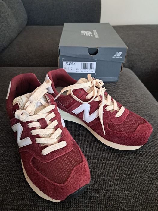 New Balance sneakersy unisex bordowe U574RBK
