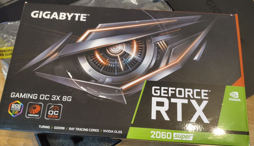 RTX 2060 Super karta graficzna orginalny karton