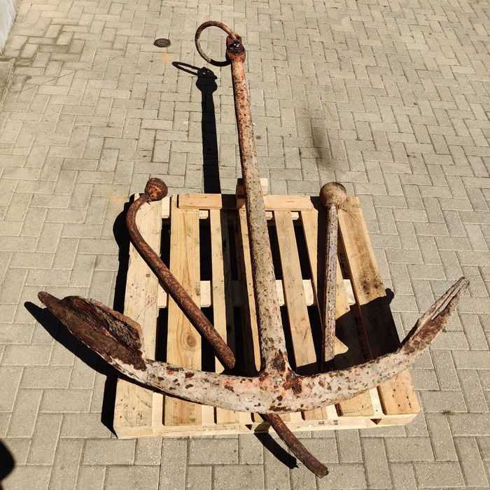 Ancora de Navio / Barco em Ferro antiga de grandes dimensões