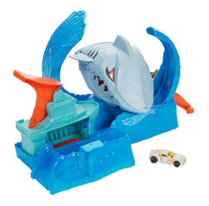 Трек Hot Wheels Robo Shark голодна робоакула