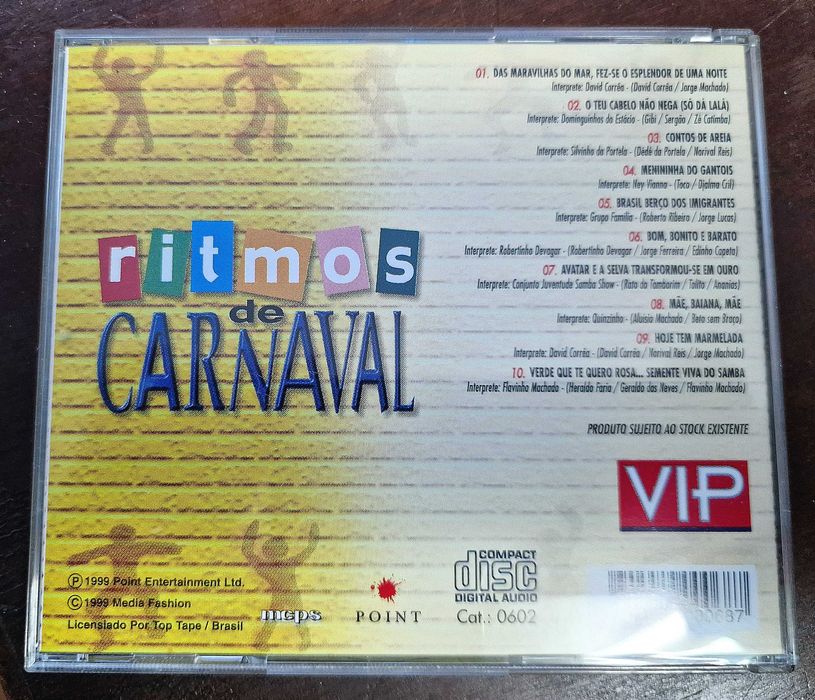 CD musical "Ritmos de Carnaval"