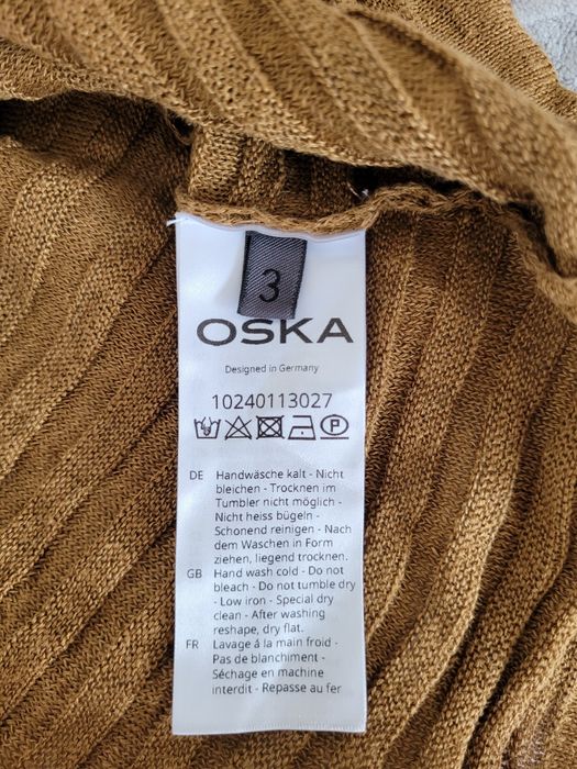 Lniany sweterek OSKA 3/38/M/onesize