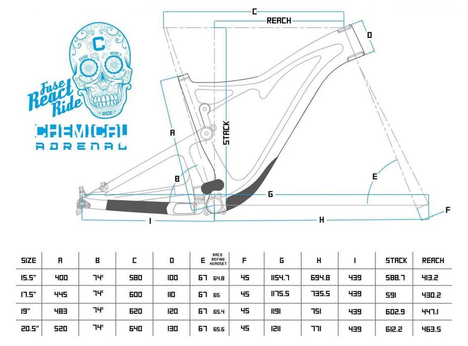 Vendo QUADRO Chemical Bikes Adrenal