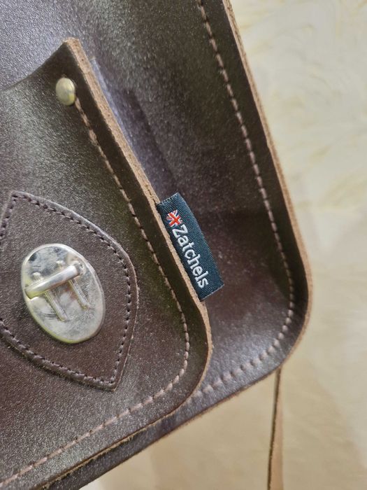 Жіноча шкіряна сумка , портфель Zatchels England