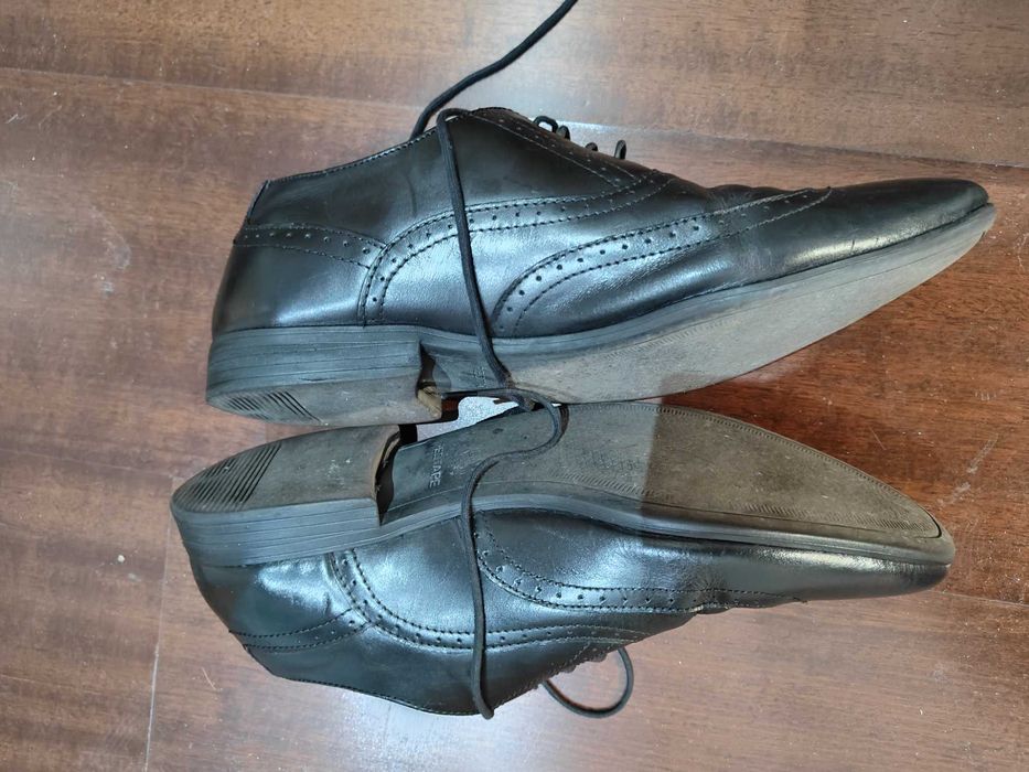 Sapatos Sociais Pretos Masculinos – Ótimo Estado