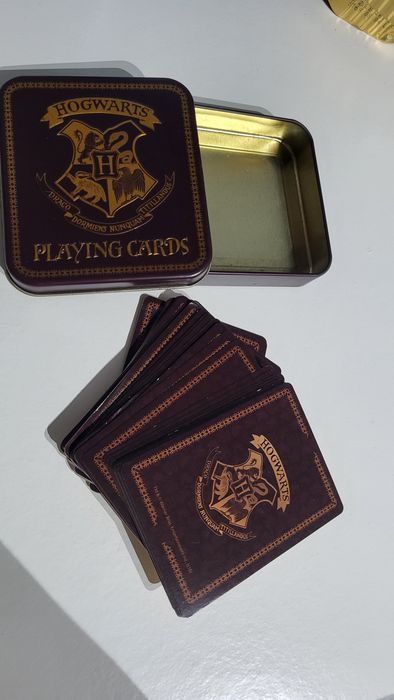 Baralho de cartas.  Harry Potter Hogwarts Playing carts