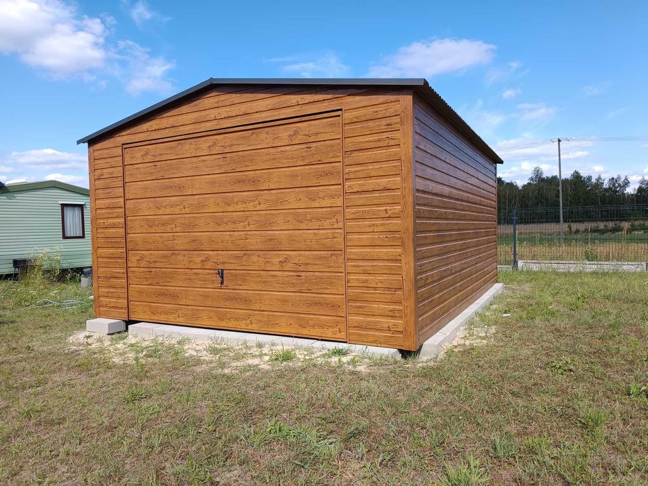 Garaż blaszany 4*5 garaż blaszak garaże profil poziom 5*7 6*6 Rus-Stal