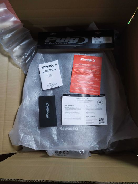 Vidro Puig Dark para Kawasaki Versys 1000