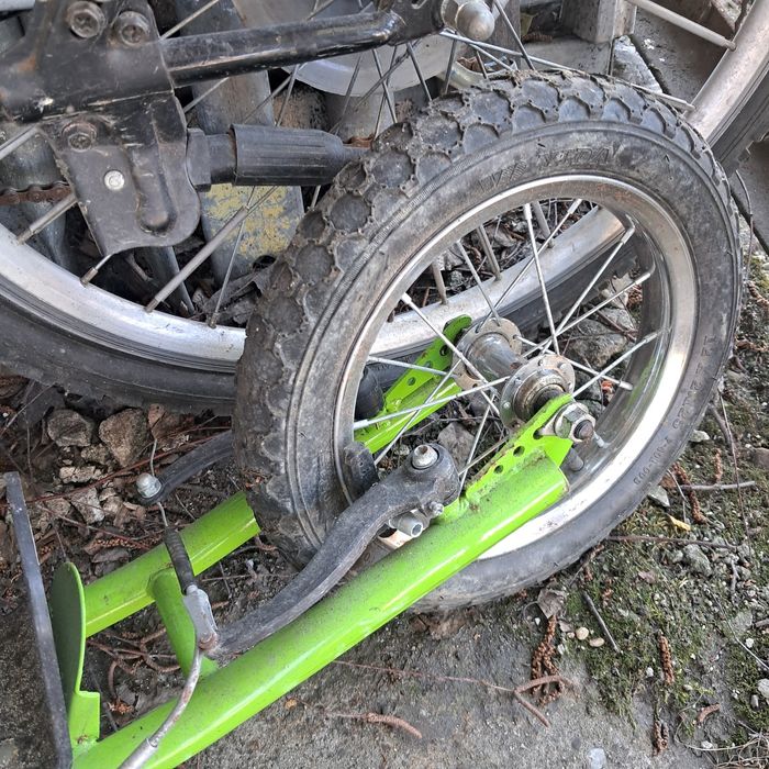 Hulajnoga 4s duże loła v-brake stopka spr