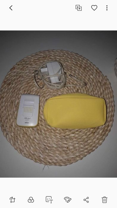 Depilator braun z pokrowcem