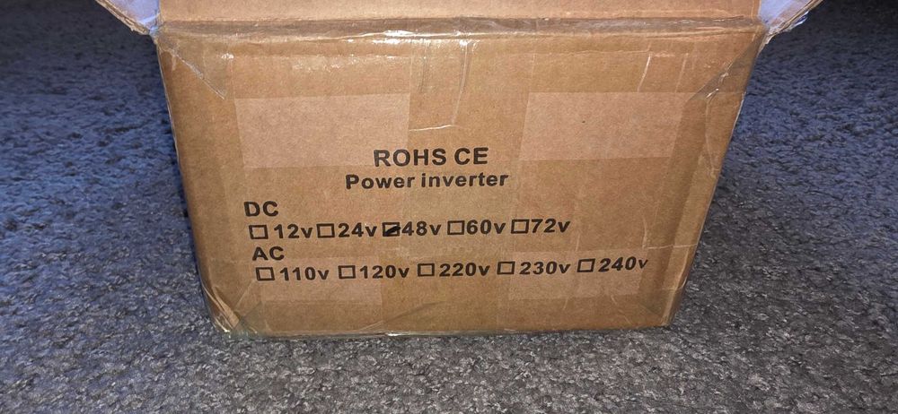 Inwerter DC-AC 48V\230V 5000W Chantower