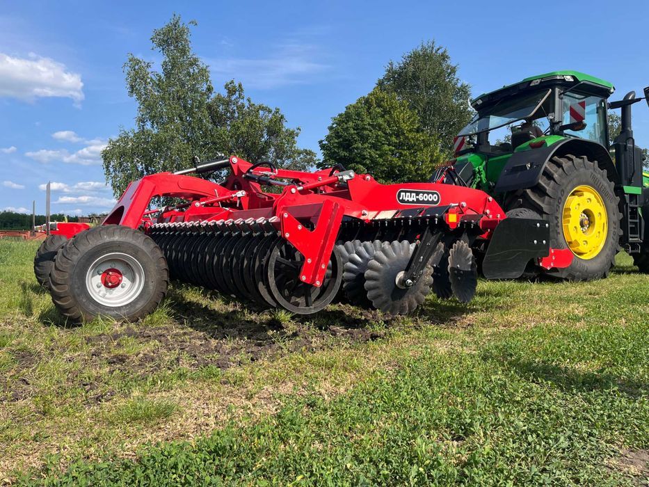Дисковий лущильник Деметра Дискатор демпферна стійка диск супершарп