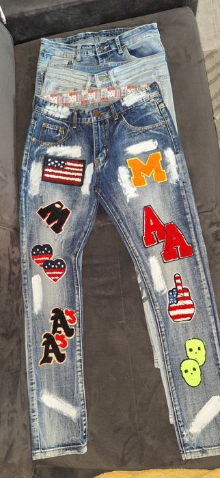 Sprzedam paczkę spodni męskich jeansowych rozmiar 29