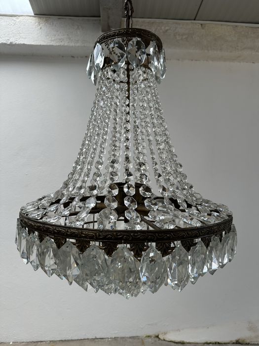 Vintage Candeeiro cristal