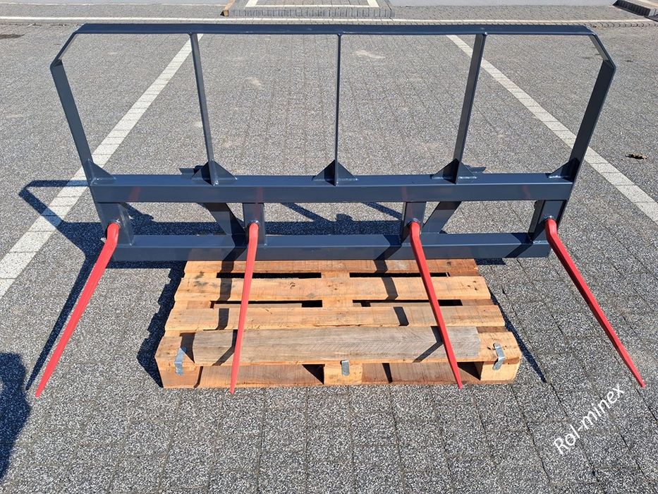 Producent Widły do bel balotów na 4 kły do tura Euro-ramka Transport