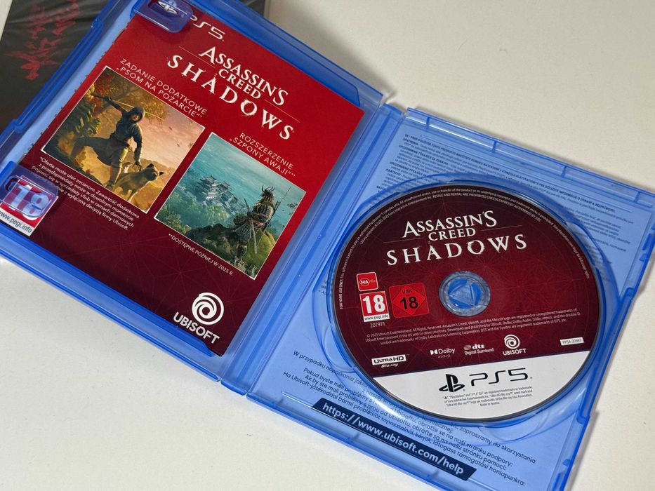 Gra Assassins Creed Shadows PS5 Steelbook | Polska wersja | Stan bardzo dobry