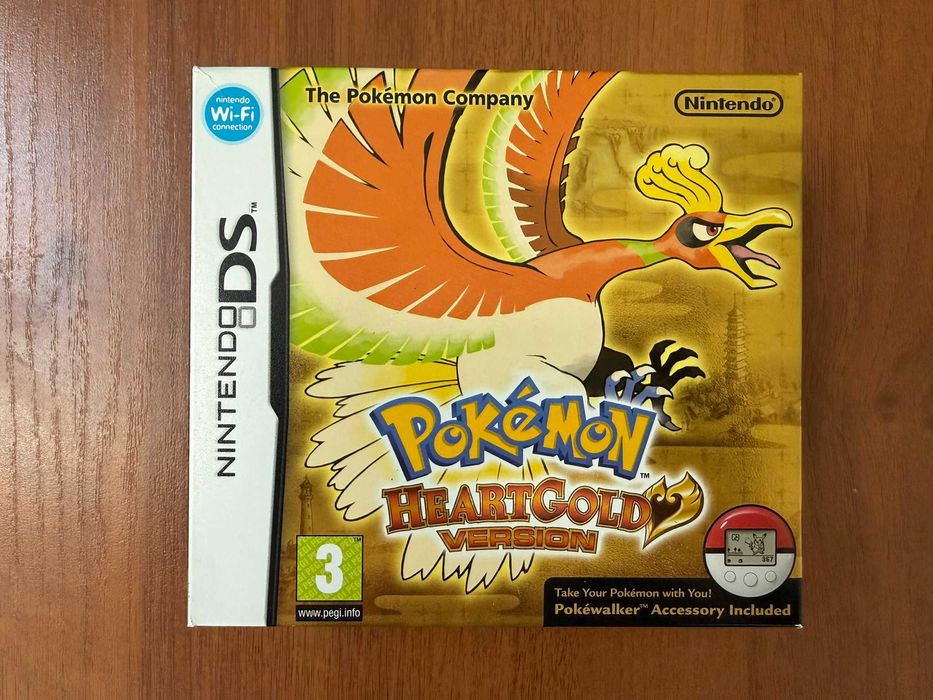 Perfekcyjny Pokemon HeartGold. Pełny zestaw z Pokewalkerem. Prawdziwy UNIKAT