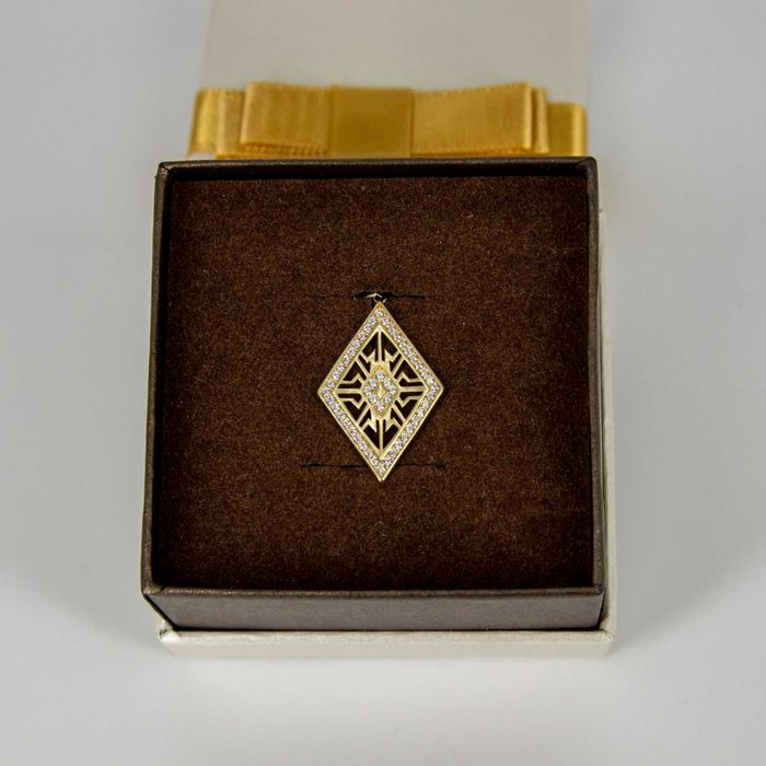 złota zawieszka 585 1,18gram damska romb NOWA WYSYŁKA GRATIS