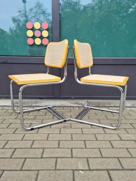 Włoskie krzesło Cesca,Marcel, Breuer,Bauhaus,Mid-Centry,vintage design