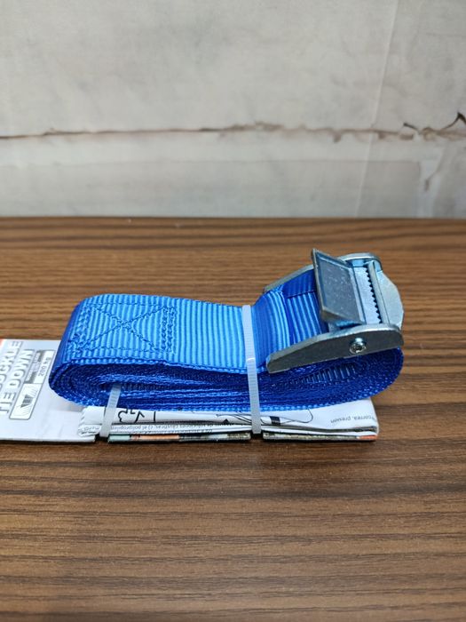 Pas transportowy spinający bagaż do walizki 2,5 cm x 3,5 m niebieski