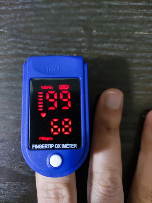 Oxímetro / avaliação percentagem saturação O2  boa qualidade led