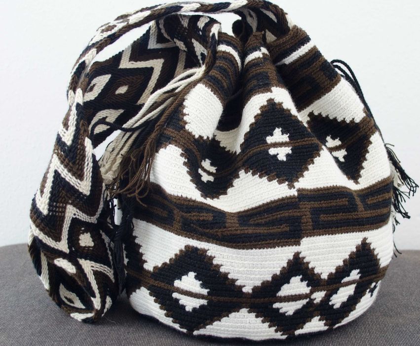 Oryginalna ręcznie pleciona torba na ramię Wayuu – egzotyczny styl!