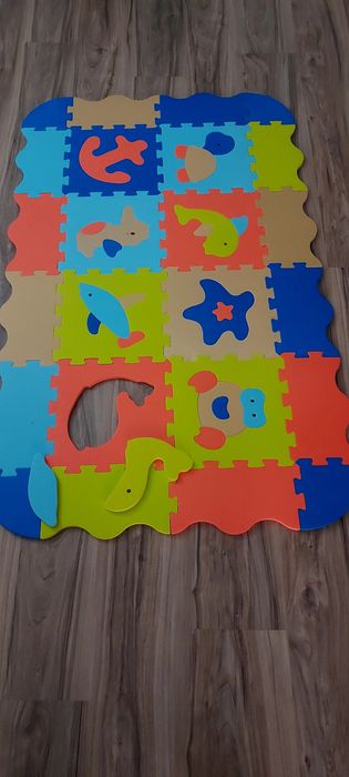 Tapete puzzle para criança