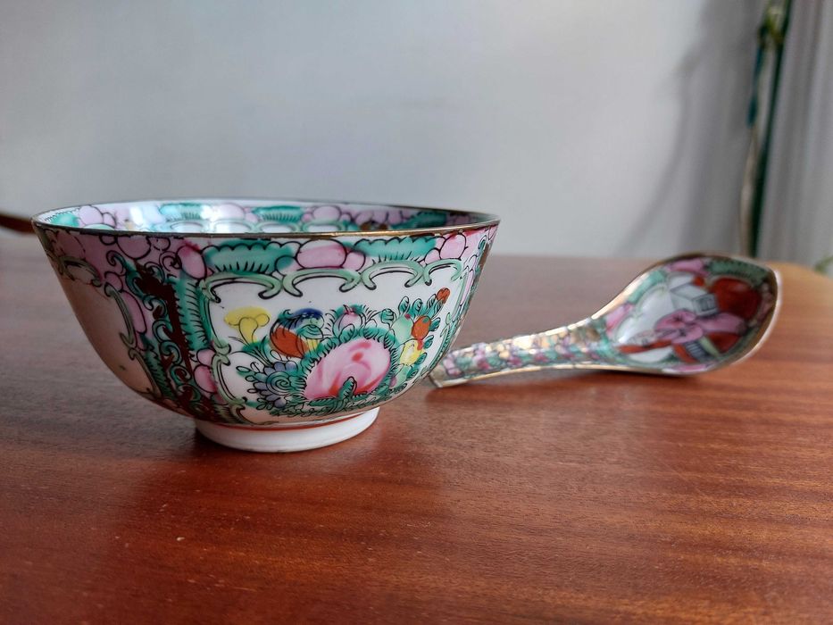 Conjunto de Taças + Colher - Loiça de Macau